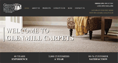 Desktop Screenshot of glenmillcarpets.co.uk