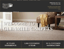 Tablet Screenshot of glenmillcarpets.co.uk